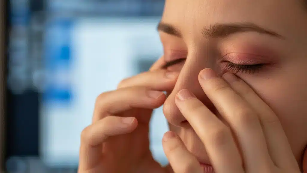 O método simples que alivia a vista cansada rápido