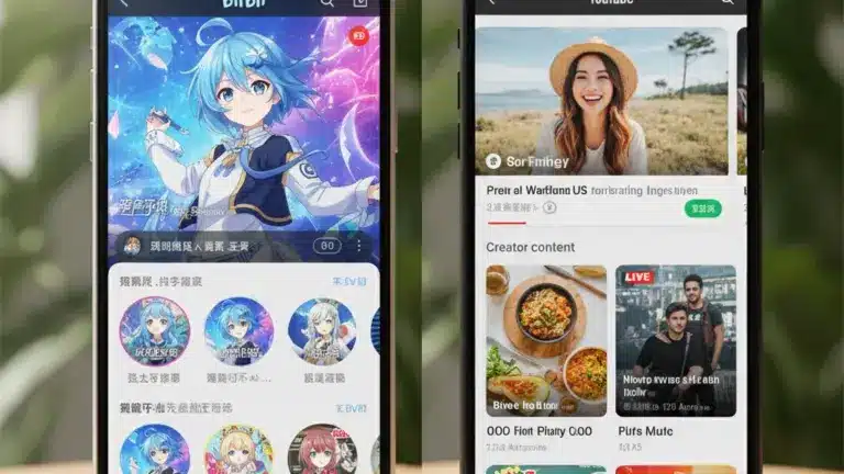 Bilibili vs YouTube: qual app escolher para assistir vídeos em 2024