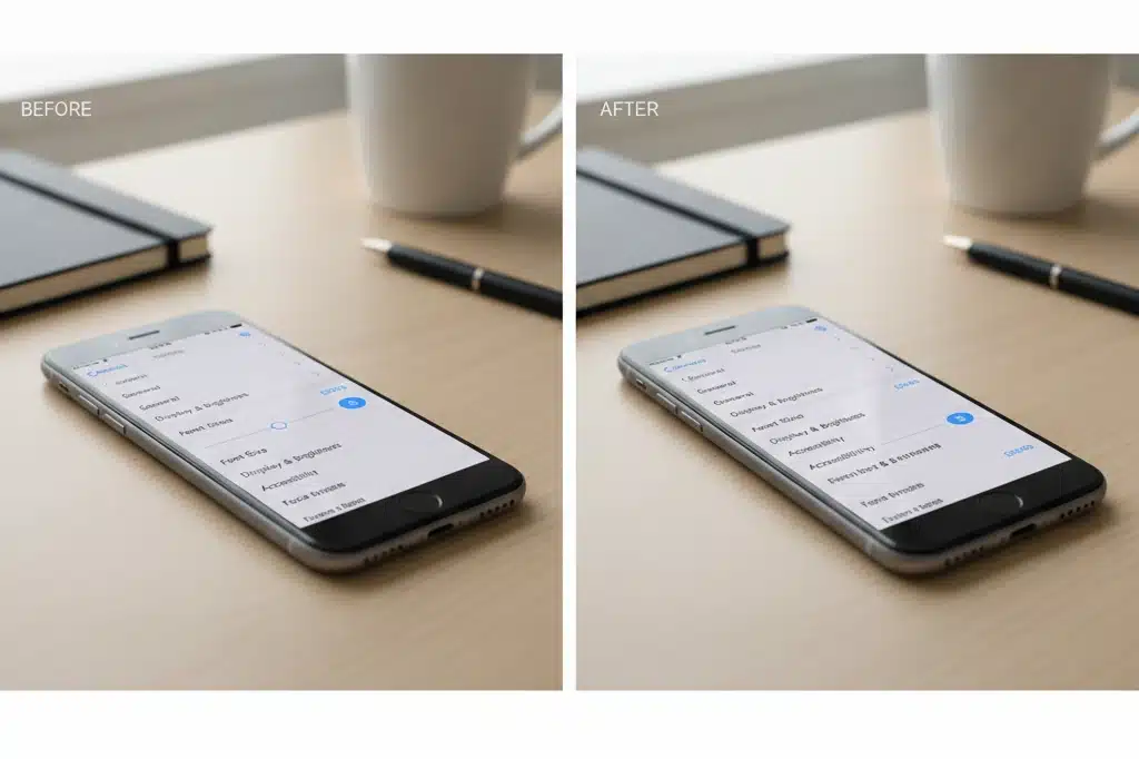Como aumentar o tamanho das letras no seu celular
