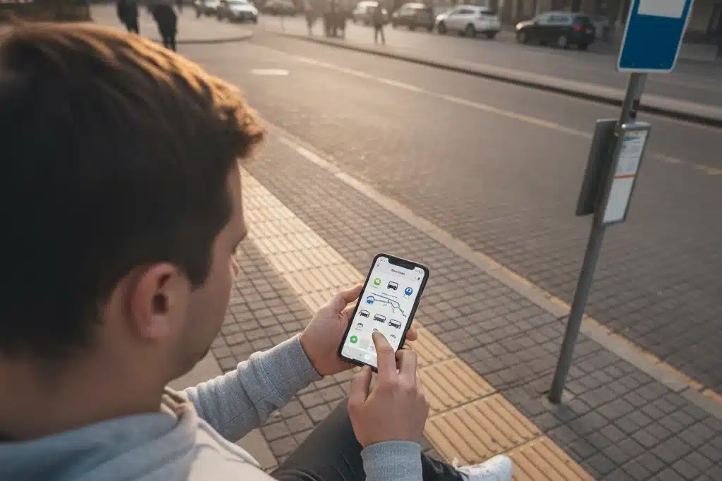 Como usar o celular para acompanhar o ônibus em tempo real