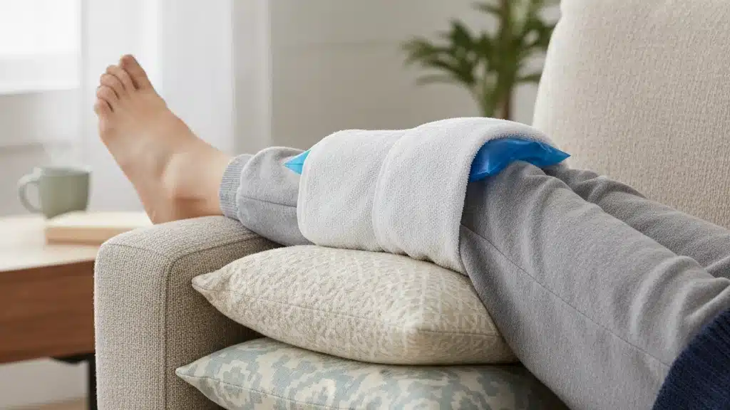 Como Usar Gelo e Calor para Tratar Dor no Joelho em Casa
