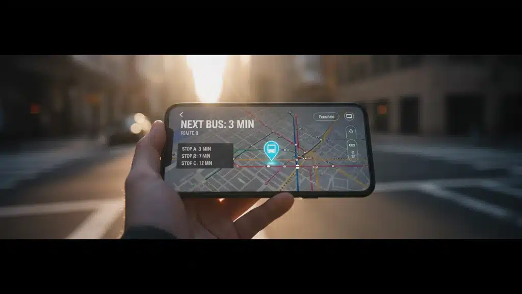 Confira os horários de ônibus em tempo real pelo seu celular