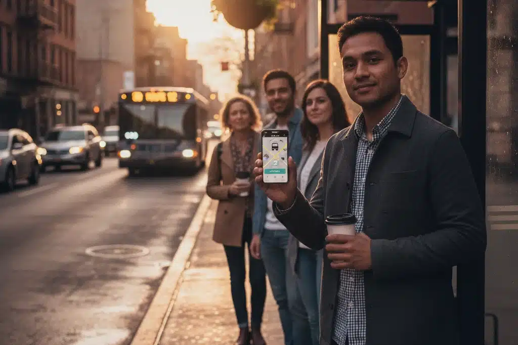 Confira os horários de ônibus em tempo real pelo seu celular