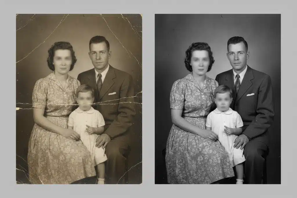 Restaure fotos antigas com IA: tecnologia que traz memórias à vida