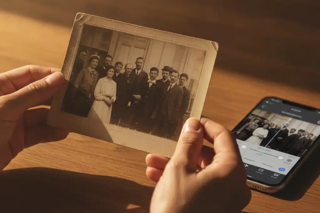 Melhores aplicativos restaurar fotos antigas com IA